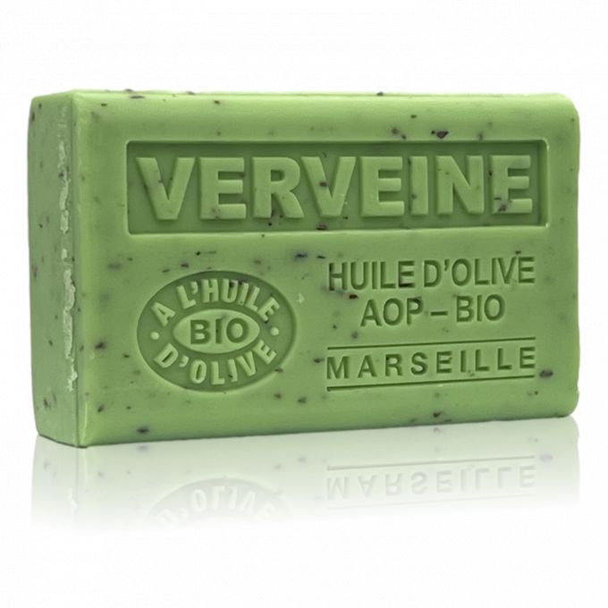 SAVON À L'HUILE D'OLIVE BIO VERVEINE EXFOLIANT 