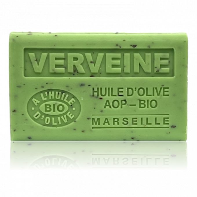 SAVON À L'HUILE D'OLIVE BIO VERVEINE EXFOLIANT 