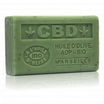 SAVON À L'HUILE D'OLIVE BIO CBD À L'HUILE DE CHANVRE