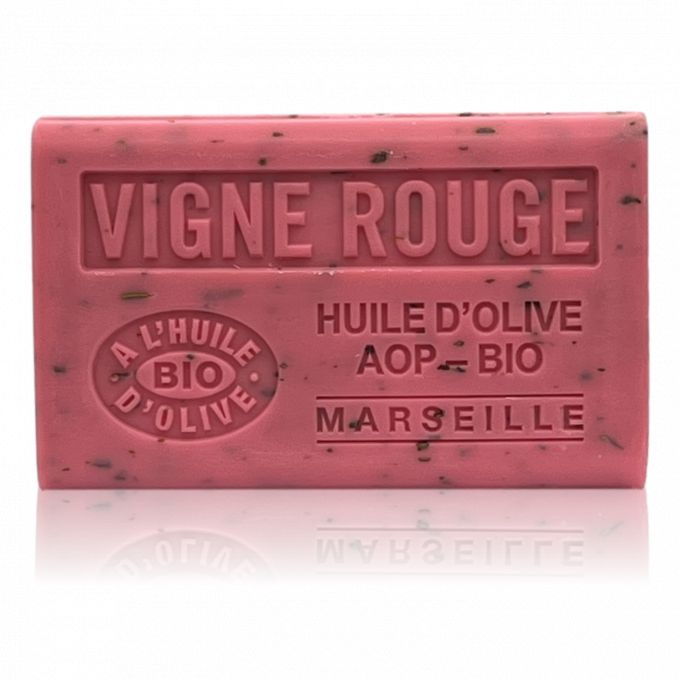 SAVON VIGNE ROUGE EXFOLIANT HUILE D'OLIVE 125GR