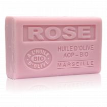 SAVON ROSE HUILE D'OLIVE BIO 125GR