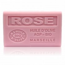 SAVON ROSE HUILE D'OLIVE BIO 125GR