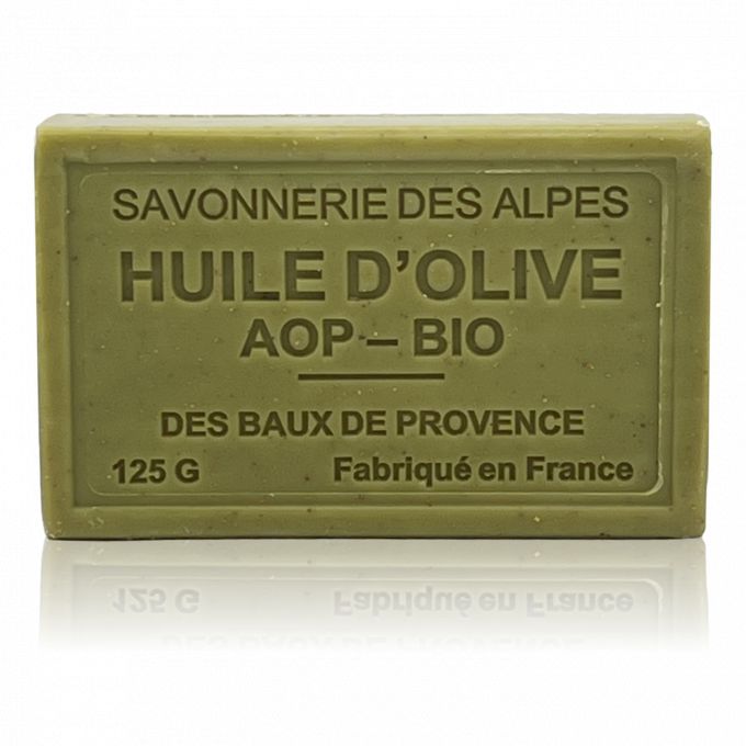 SAVON HUILE D'OLIVE EXFOLIANT HUILE D'OLIVE BIO 125GR