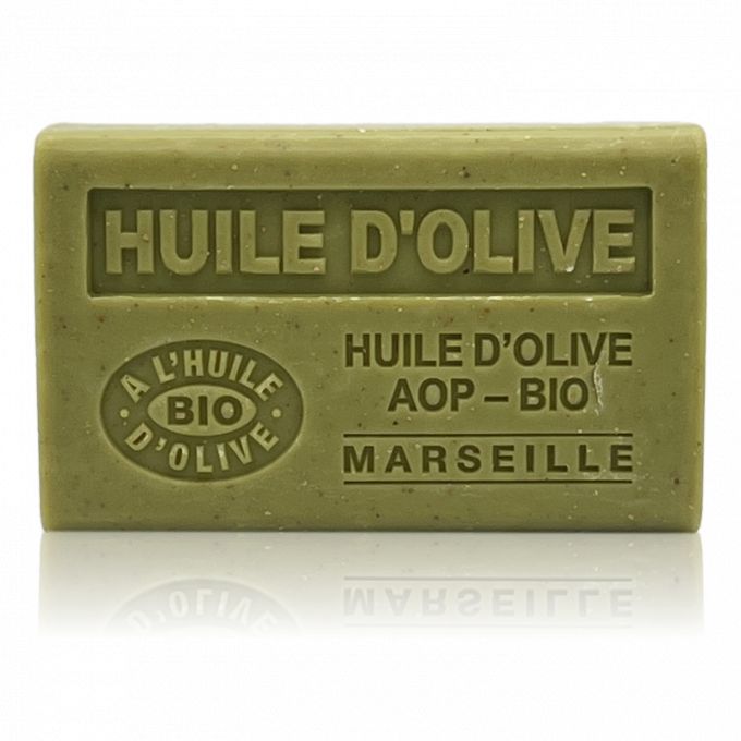 SAVON HUILE D'OLIVE EXFOLIANT HUILE D'OLIVE BIO 125GR