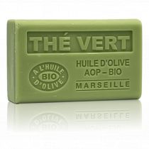 SAVON THE VERT HUILE D'OLIVE BIO 125GR