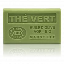 SAVON THE VERT HUILE D'OLIVE BIO 125GR