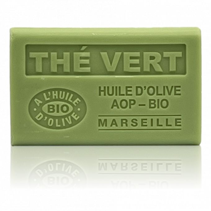 SAVON THE VERT HUILE D'OLIVE BIO 125GR