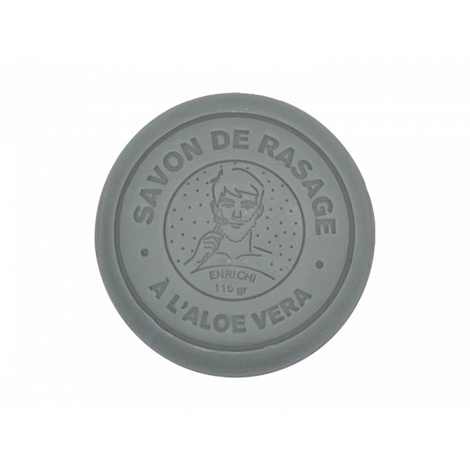 SAVON GALET SOIN A BARBE 110G - LAIT D'ÂNESSE ENRICHI A L'ALOE VERA